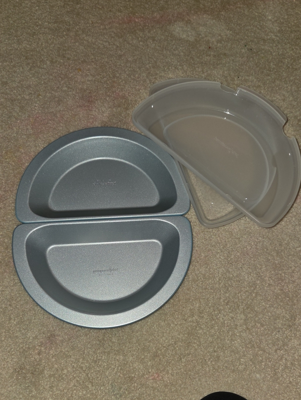 Pampered Chef Half Pie Pans